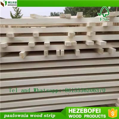 Manufacturer Paulownia Wood Lumber for Surfboards China made